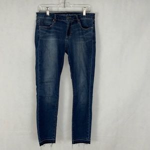 Articles of Society Raw Hem Skinny Jeans Size 28